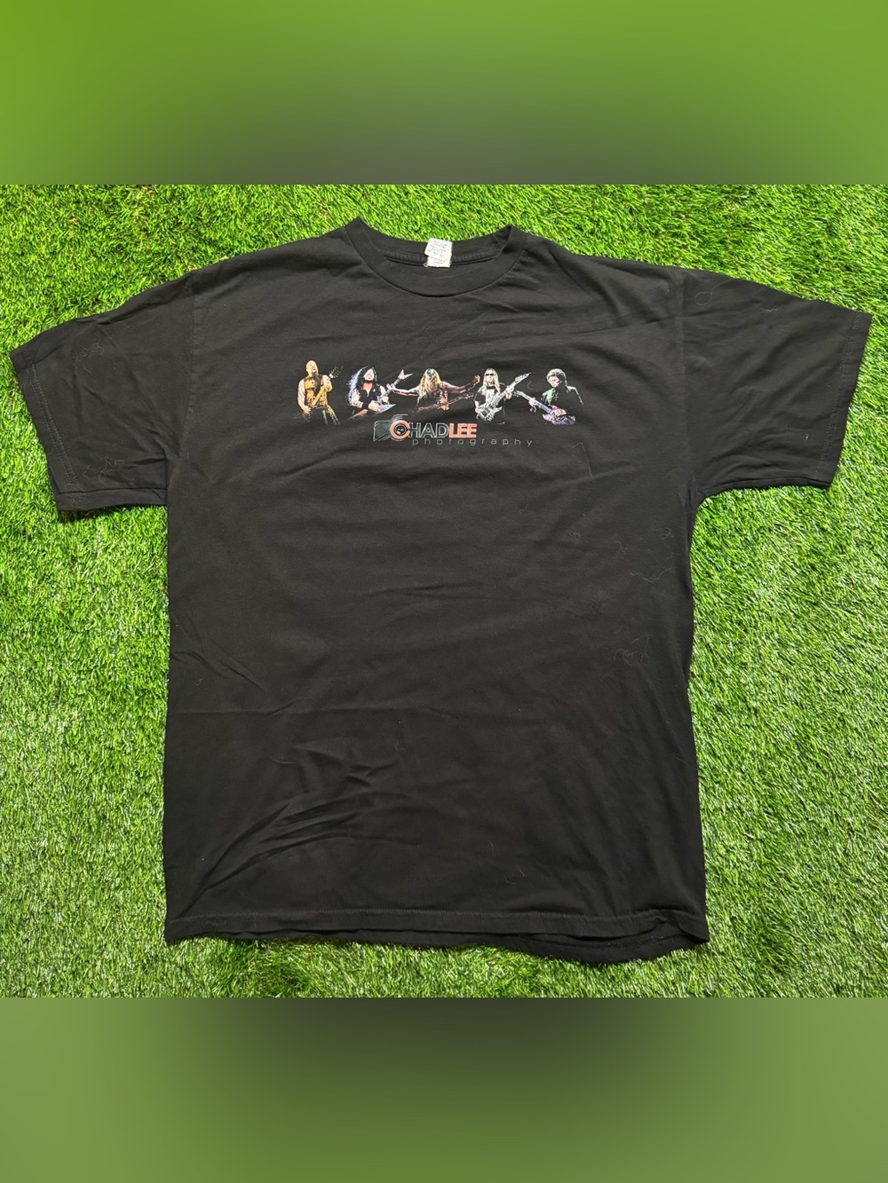 Chad Lee Photography Metal Band Shirt L Dimebag Zakk Wylde Tony Iommi Slayer